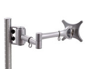 Bildschirmhalterung lang - 2 Bildschirme an einer Säule möglich Bildschirmhalterung lang - 2 Bildschirme an einer Säule möglich